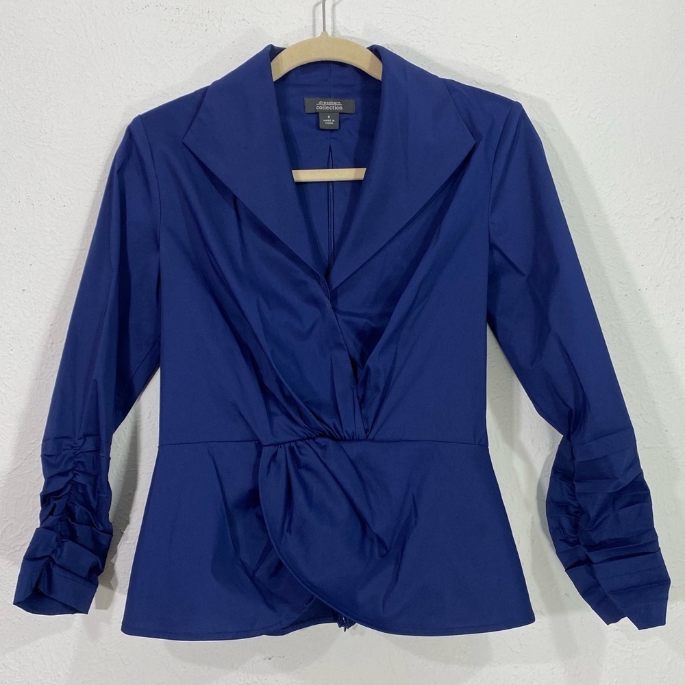 Dressbarn Collection Woman’s Blue Top Sz 6